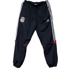 LIVERPOOL 2007 2008 PRE MATCH FOOTBAL SOCCER PANTS ADIDAS Sz L Mens EUC VTG Rare